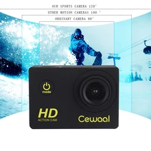 

Cewaal Full HD 1080P Waterproof Action Camera 2.0 Inch 120 Degree Hiking Video Recorder Sports Cam Camcorder Gfit
