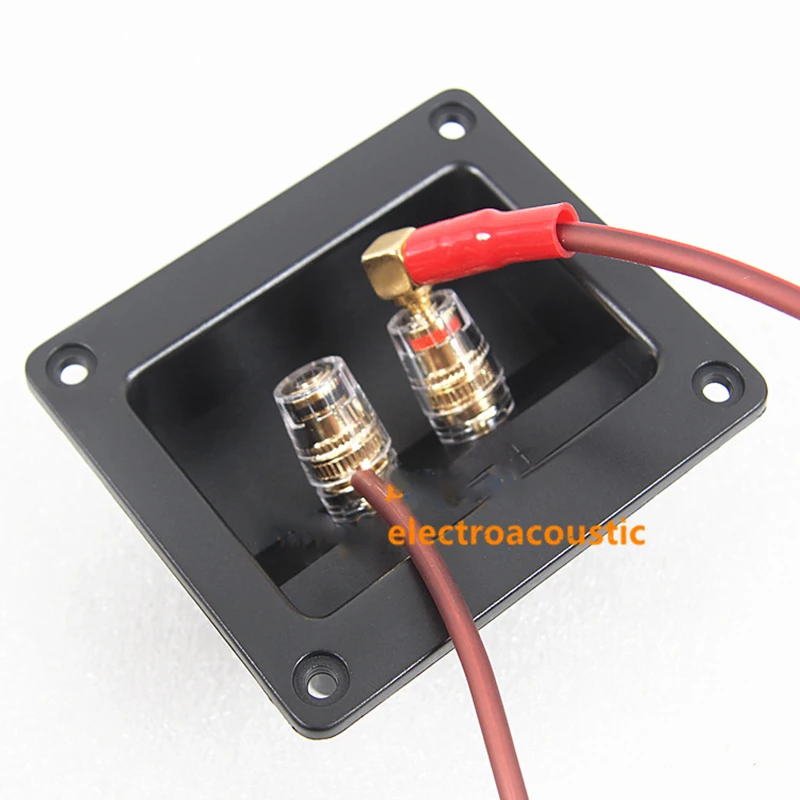 

10pcs/lot Loudspeaker high-end crystal 2 junction box of pure copper column audio enthusiasts DIY accessories f-506 column