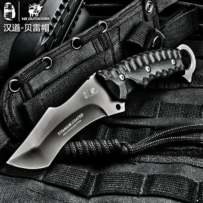 HX OUTDOORS outdoorový taktický nůž s vysokou tvrdostí tábor - Ruční nářadí - Fotografie 5