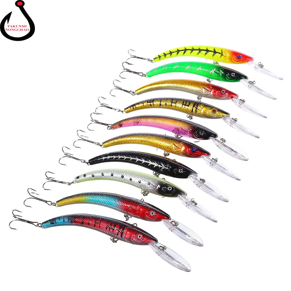 1 قطع 15.5 سنتيمتر 16.5 جرام المتذبذب crankbait أسماك بيكي باس الصيد إغراء كبير التصيد الاصطناعي بيت بايك الشبوط السحر WS-10