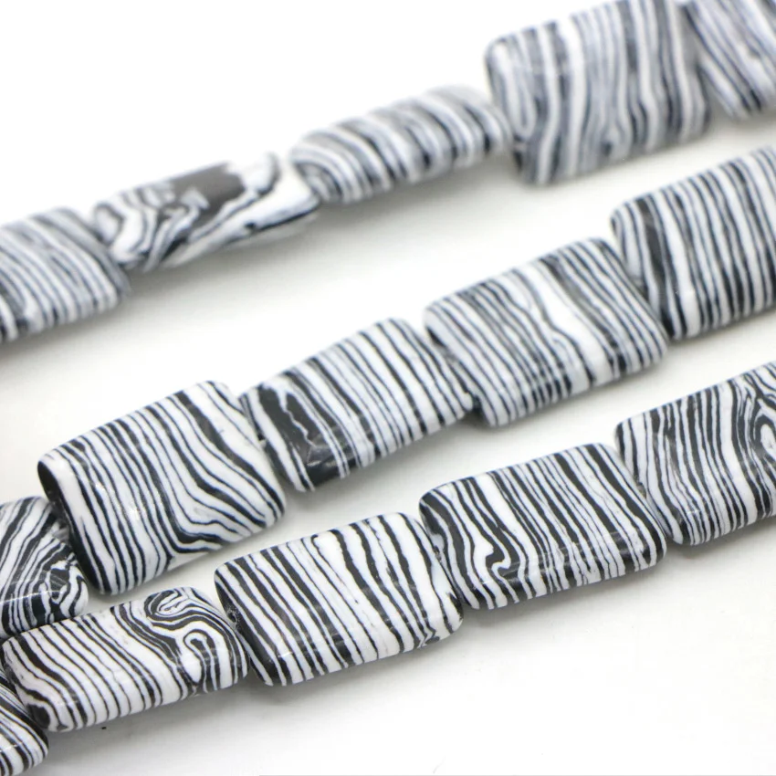 The long square shape of Turkey pine beads (35)