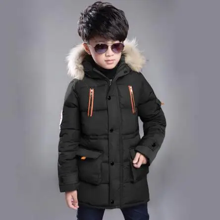 

Children Down Jackets 2019 Winter Coats For Boys Warm Hooded Outerwear Parkas Kids Clothing For Boy Snowsuit Jacket 8 10 12 Year