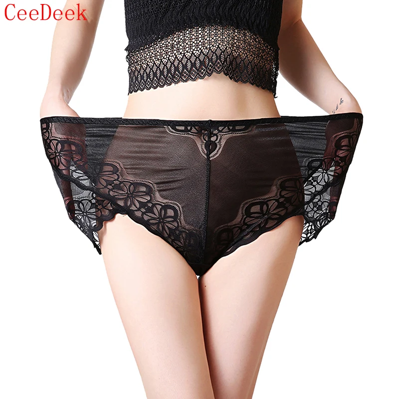 Buy Plus Size Panties Women's Sexy Lace Underwear