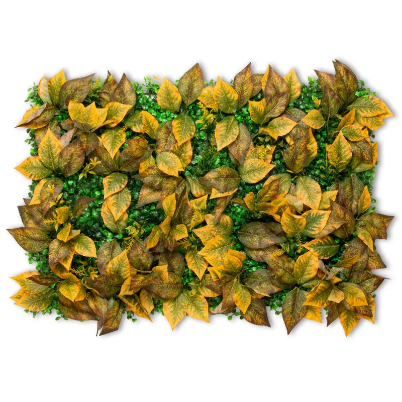 Высококачественный поддельный травяной ковер персидский/Медузы листья Diy моделирование завод отель Парк фон искусственная травяная стена украшение - Цвет: C