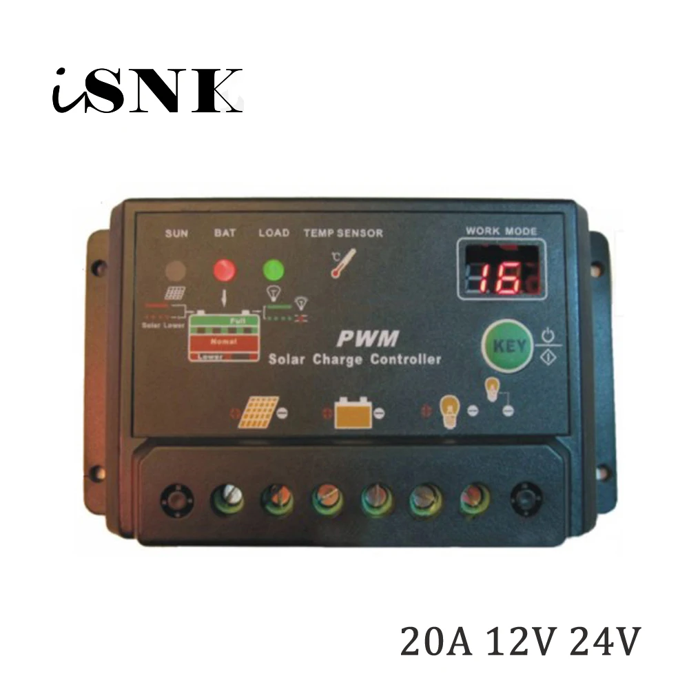 

SCL-20A 20A 12V 24V Battery Charger Solar Charge Controller Regulator solar cell Street Lamp charger regulator