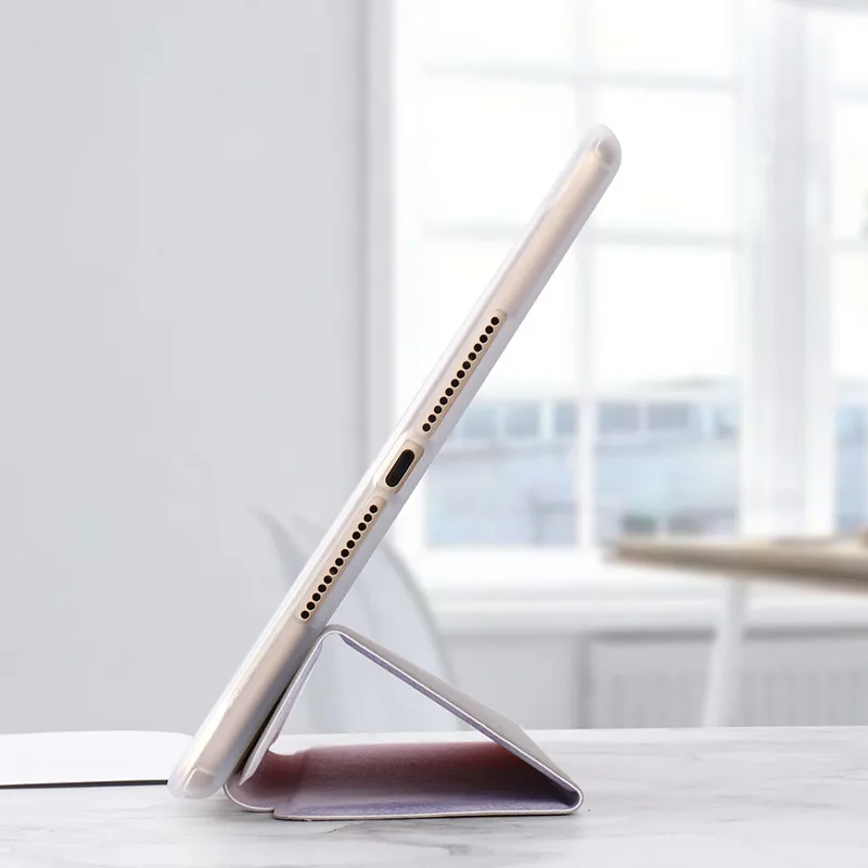 Ультра тонкий чехол для ipad 9,7 дюймов чехол из искусственной кожи Magentic Smart Cover чехол на заднюю панель из ТПУ Защитный Чехол для ipad 9,7 крышка