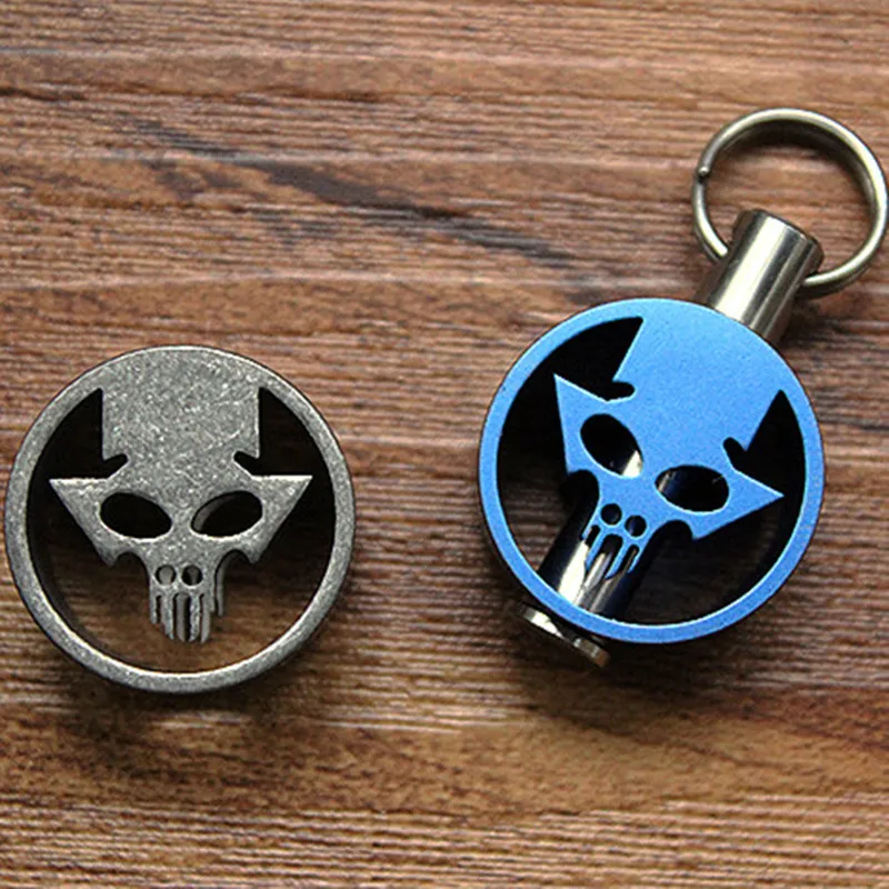 

EDC Titanium alloy variants skeleton EDC knives hanging buckle zipper head keychain Multi Tools