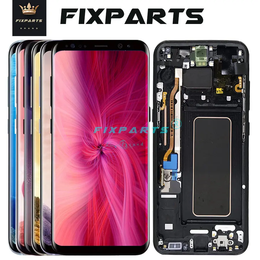 ORIGINAL AMOLED for SAMSUNG S8 LCD Display Touch Screen Digitizer Replacement for SAMSUNG GALAXY S8 Plus LCD (1)