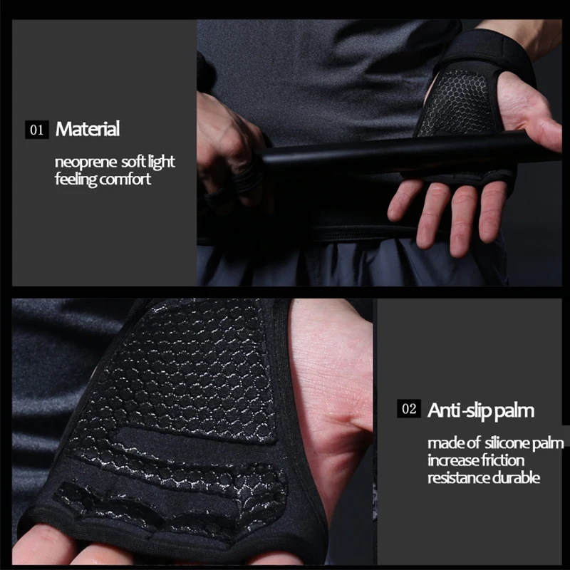 Gym Gloves Weighted Fitness Sports Exercise Anti-slip Hand Weight Lifting Gloves Body Building Training Sport Fitness Gloves