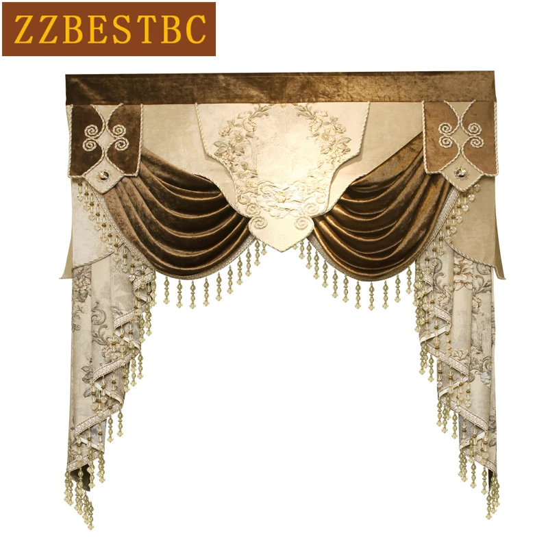 

23 styles Luxurious Valance designs for living room bedroom Dedicated purchase Valance link not include cloth curtain and tulle