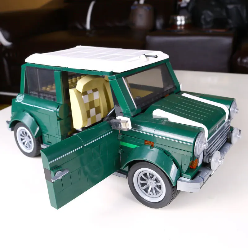 

drop shipping 1108Pcs Creator MINI Cooper beetle Model Building Bricks Block Set Toy Gift Compatible With Legoe