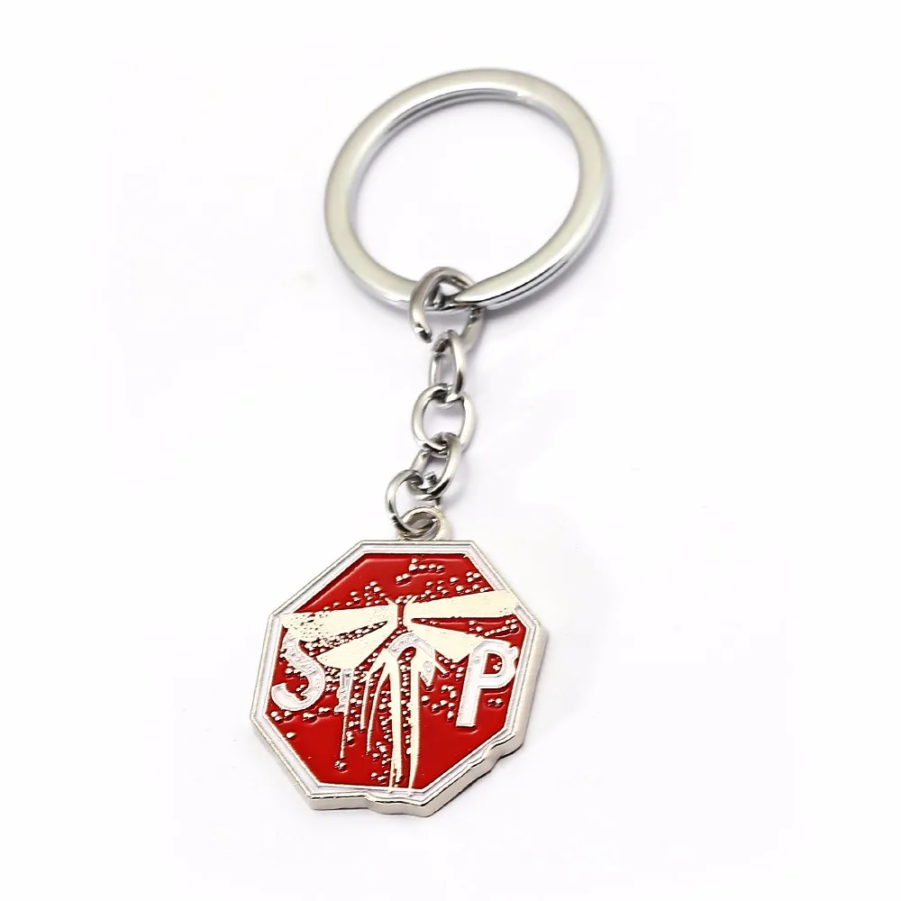 

HSIC Game Jewelry Keychain The Last of Us 2 Key Ring Holder Car Chaveiro Men Jewelry Charms llaveros Valentines Gift HC12695