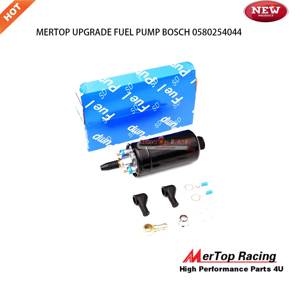 

Mertop Race customize upgrade 340 LPH Replaces Bos** 044 Electric Inline Fuel Pump