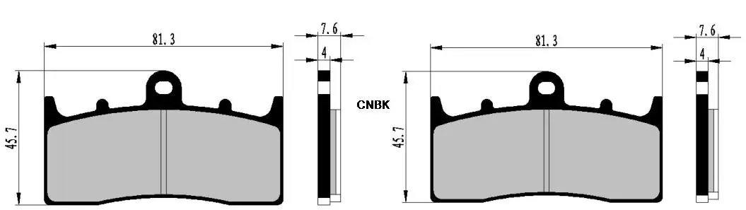 Тормозной башмак колодки Набор, пригодный для BMW K1600 K1600GT K 1600 GT 2011 2012 2013 /K 1600 GT SE 2012 2013