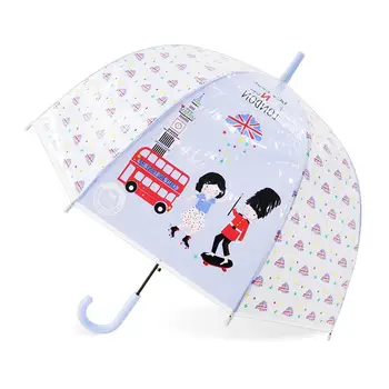 

SAFEBET Kids Cartoon Umbrella Unicorn Transparent Umbrellas Children Cute Umbrella Semi Automatic Apollo Umbrellas Dropshipping