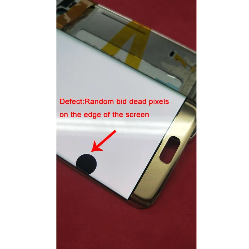 ЖК дисплей amoled 5 дюйма без рамки для SAMSUNG Galaxy s7 edge G935 G935F + дигитайзер сенсорного