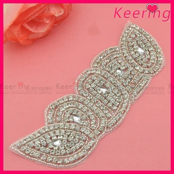 

Hair Wedding Accessories Crystal Wedding Bridal Rhinestone Headband Jewellery Trimming Patches Rhinestones Appliques WRA-460