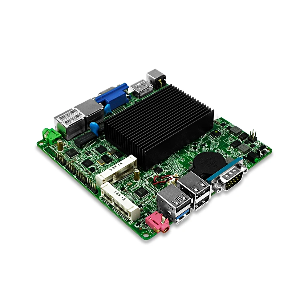  Dual Lan 4*Serial Port Nano itx board Celeron J1900 Quad core Fanless DC 12V 12*12 CM use for MINI 