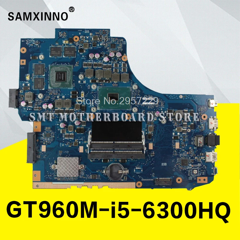 

GL752VW /I5-6300HQ/2G GTX960M V2G 90NB0A40-R00020 motherboard For Asus ROG GL752 GL752V Laptop motherboard Mainboard