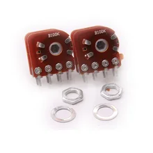 Glyduwh148 B100K двойное соединение 8 контактов линейный потенциометр горшок одно соединение для Arduino