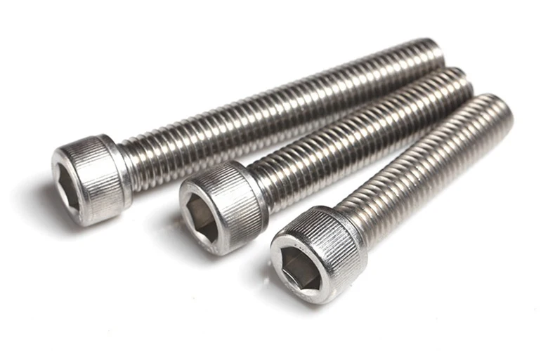 304 M10 Hexagon socket cap screws рифленой внутренний шестигранный болт из нержавеющей стали DIN912 GB70.1