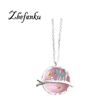 1 piece 2017 New Arrival Fashion Japan Symphony Cosmic Gem Kitten Long Necklace Cat necklace women accesorries jewelry
