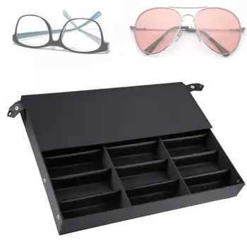 

18 Grids Glasses Display Stand Sunglasses Storage Box Glasses Jewelry Storage Organizer