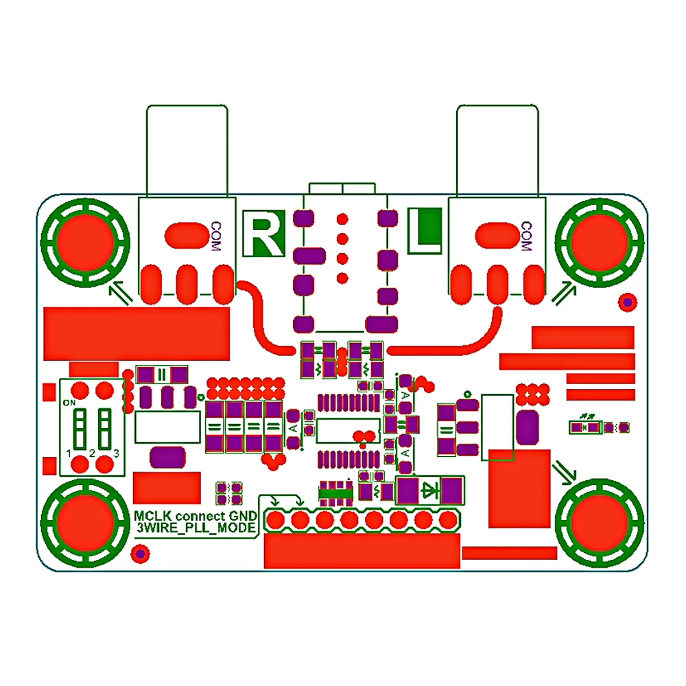 Новый цифровой звуковой проектор PCM5102A без потерь для Raspberry Pi 2B/3B поддержка 32 бит