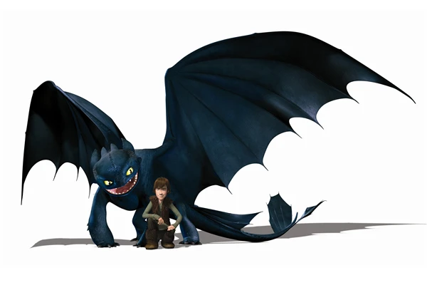 Бесплатная доставка мультяшный постер HTTYD Беззубик ночной фурии