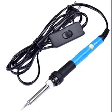 936 термостатическая электрическая паяльник 60 W 220 V/110 V регулируемые Температура для внутреннего прогревания ручка-паяльник для сварки ремонт Plug