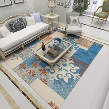 HUAMAO Европейский современный минималистичный ковер для гостиной, спальни, журнальный столик, Нескользящие тканые плетеные ковры