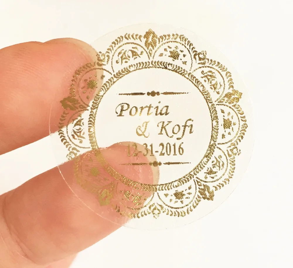 Vintage wedding anniversary birthday party decoration kits favors name label stickers envelop seals