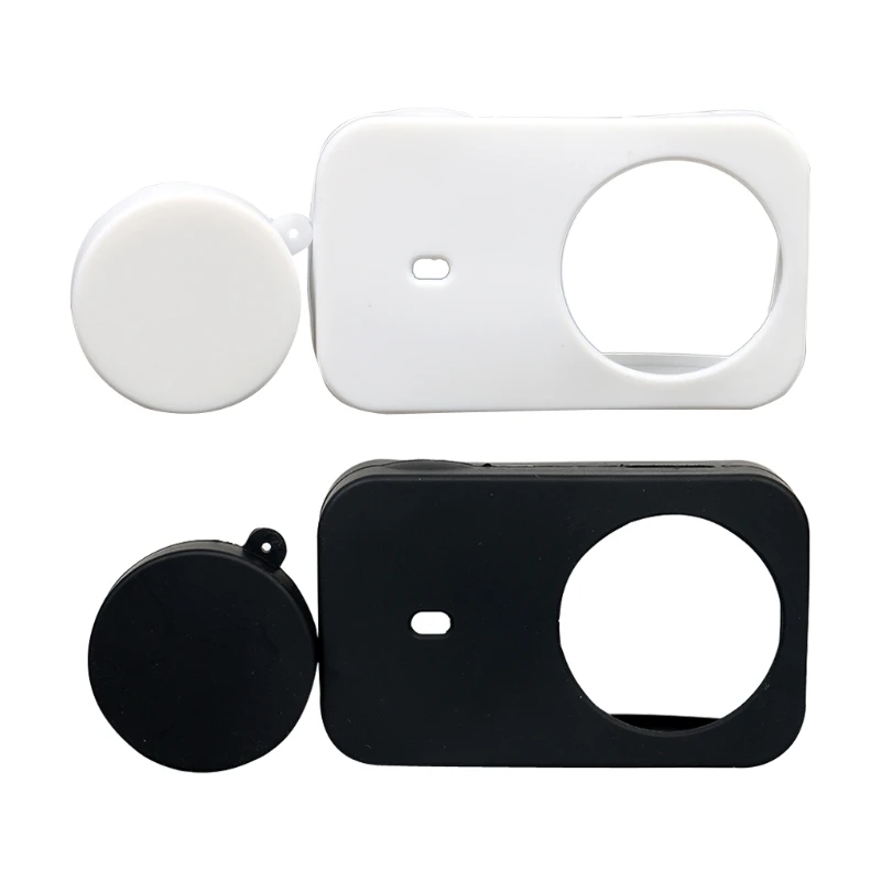 

Silicon Soft Case With Protective Lens Cover Cap For Xiaomi Mijia Camera Mini 4K