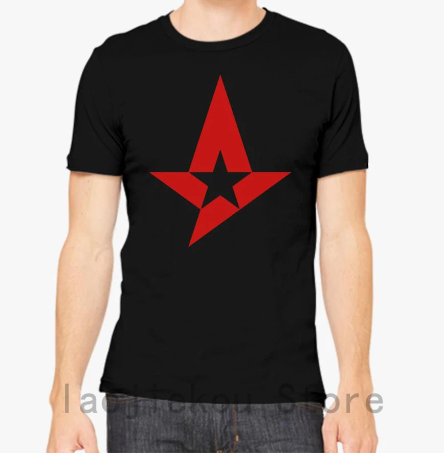 

Astralis logo T shirt men tshirt women tops tee 100% cotton funny print O-neck Short Sleeve t-shirt
