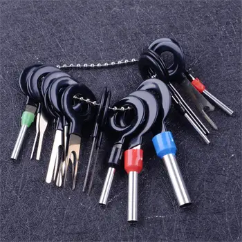 

beler New 18pcs Car Wire Terminal Removal Tool Electrical Wiring Crimp Connector Release Pin Puller Extractor Kit