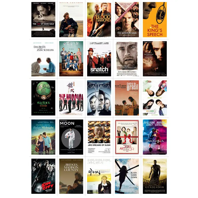 2 шт./лот классический мини-постер из фильма декор сделай сам планировщик