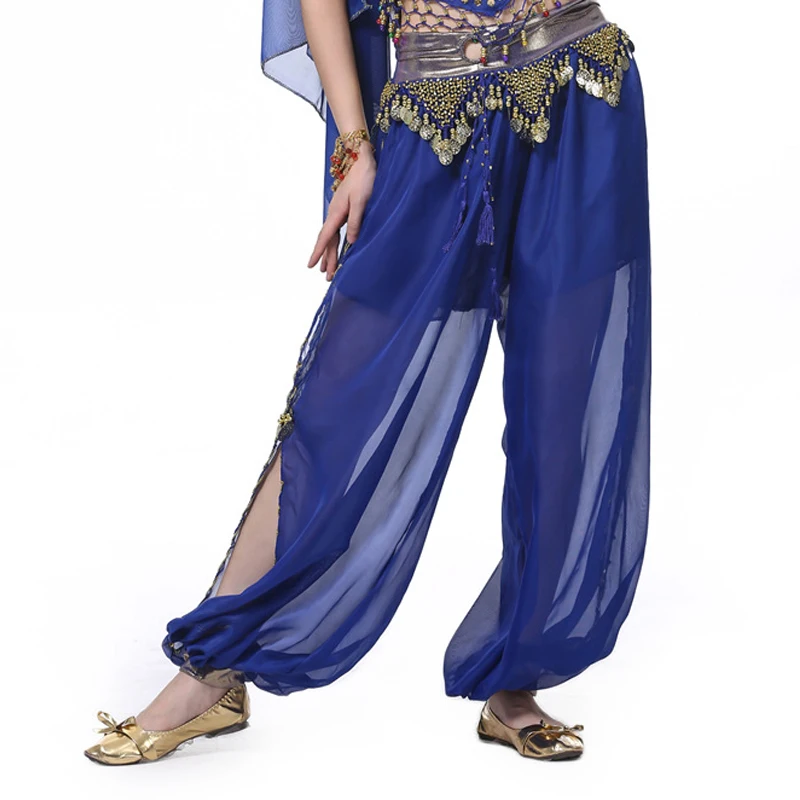 

Belly Dance Costume wide lantern pants mesh long pants for dance Practice Dancewear Hot For Sale dance school cloths SF332