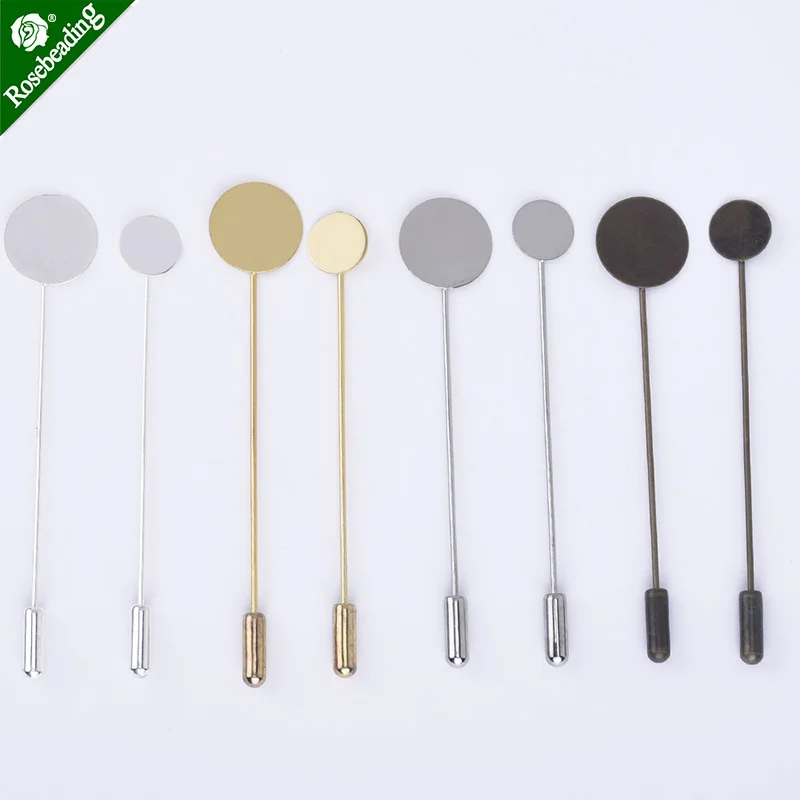 Brass Brooch Stick Pin Brass Jewelry Jewelry Findings Components