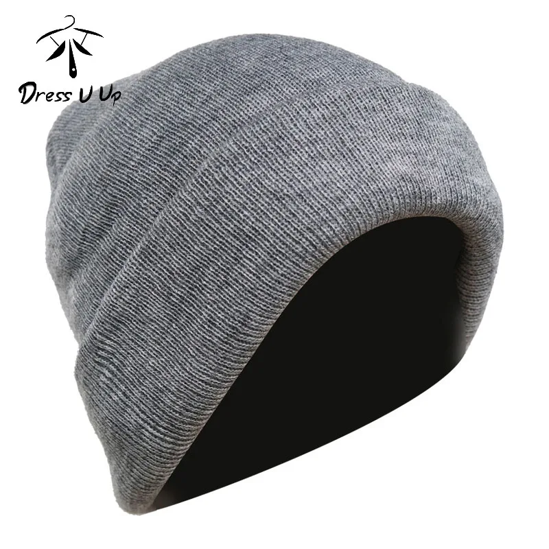 

DRESSUUP Thick Autumn and Winter Men's Knit Hat Windproof and Cold-proof Ear Protection Mens Beanie for Ladies