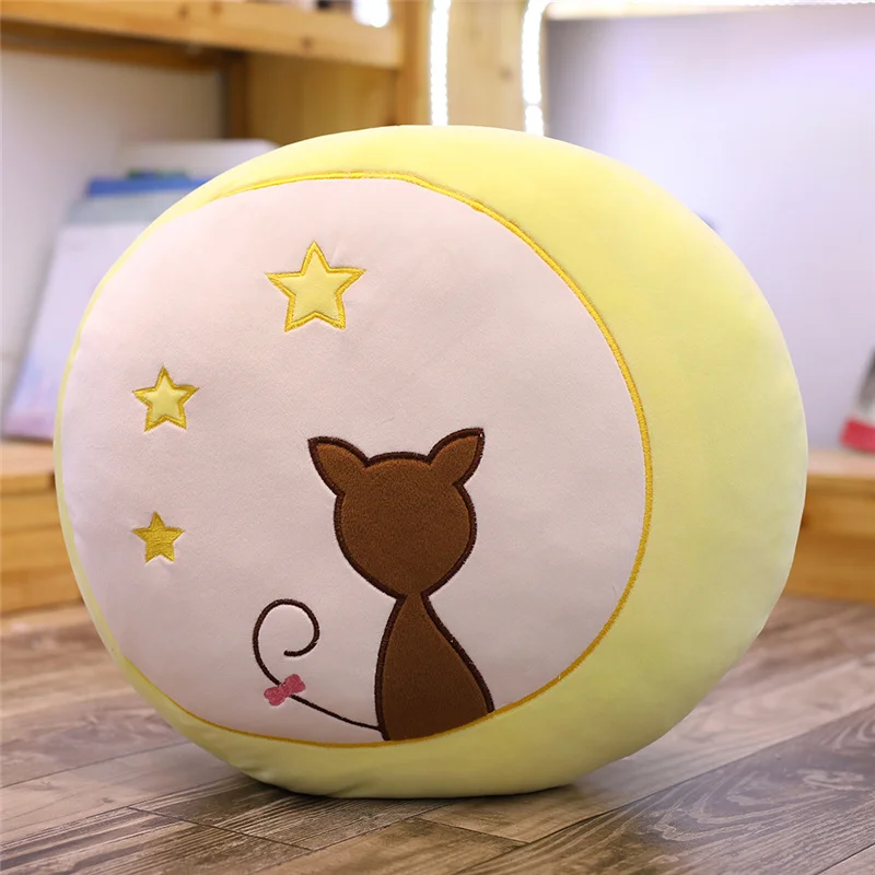 Kawaii плюшевый теневой кот игрушки Мягкая диванная подушка воздухопроницаемое одеяло детское одеяло милый подарок к Рождеству для девочек детей