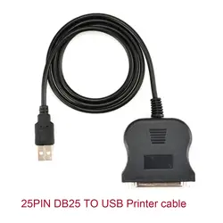 10 шт Новый DB25 25 Pin USB к женскому параллельный порт IEEE 1284 адаптер принтера c39