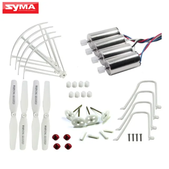 Best Price Syma X5UW X5UC RC Drone Spare Parts Main Gear Motor Engine Propellers Cover Landing Tripod Gear Protective Ring Kits.