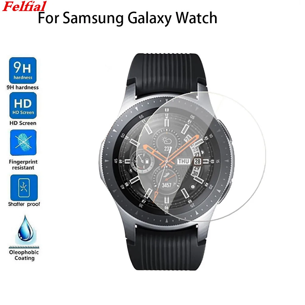 

9H Tempered Glass Screen Protector For Samsung Galaxy Gear 2 R380 S2 S3 S4 Sport Galaxy Watch 42MM 46MM glass Screen Protector