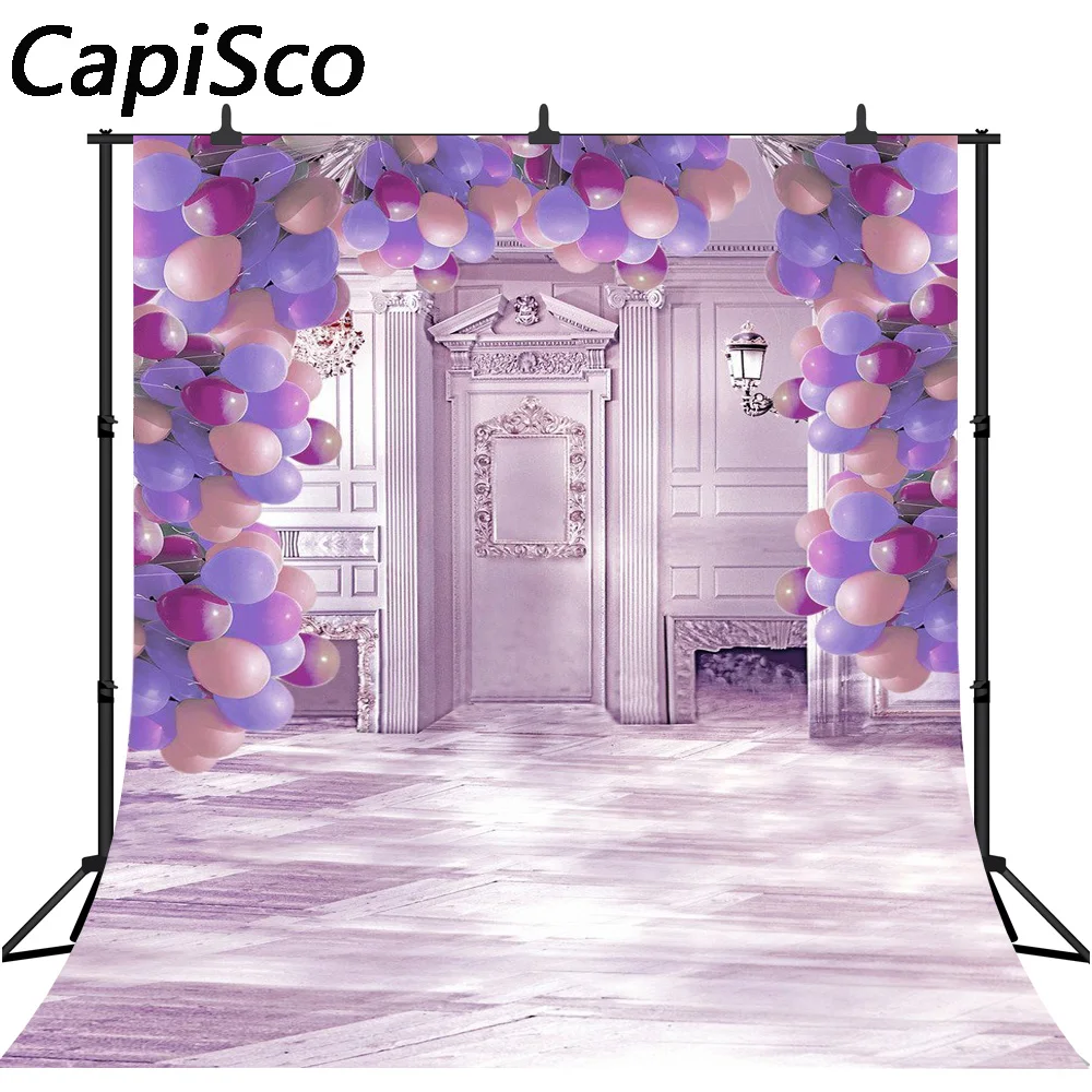 Capisco Abu Abu Putih Latar Belakang Pintu Ungu Istana Balon Papan Pesta Anak Potret Fotografi Latar Belakang Foto Studio Seamless Backdrops Photography Backgroundstudio Photography Background Aliexpress