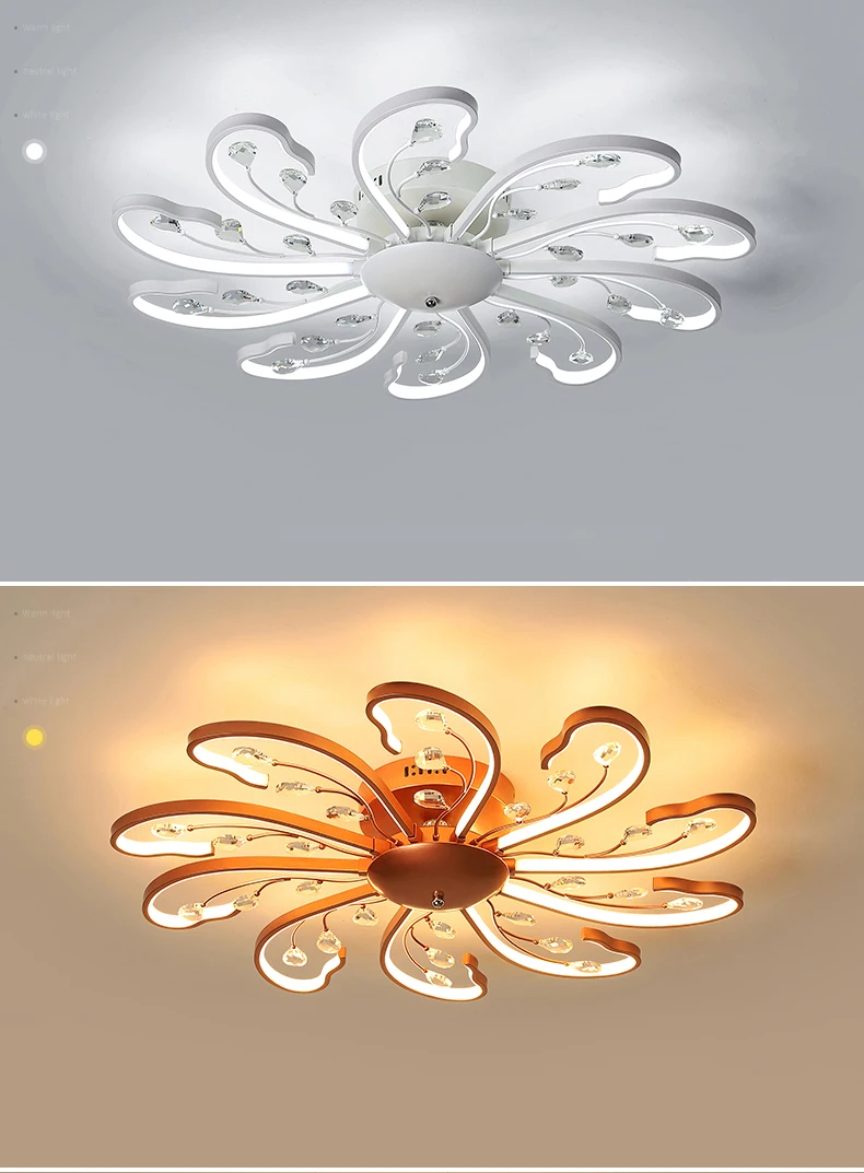 modern led chandelier ceiling lamp fixture 9