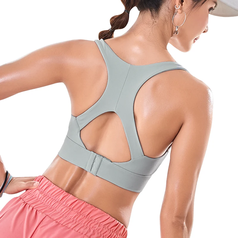

Women Convertible Adjustable Band High Supportive Compression Super Soft Training Yoga Tops