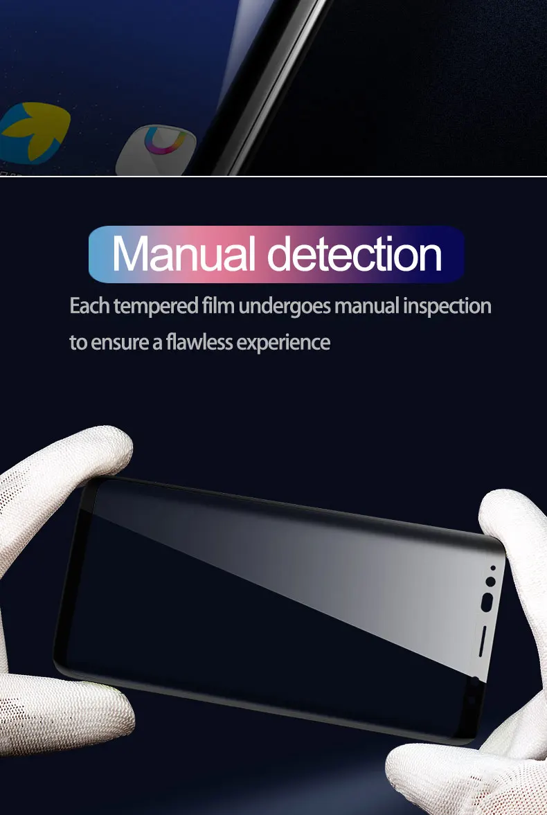 6D изогнутое стекло полное покрытие чехол для samsung Galaxy S8 S9 Plus S6 S7 Edge Note 8 9 экран Защитные чехлы для телефонов Capa аксессуары