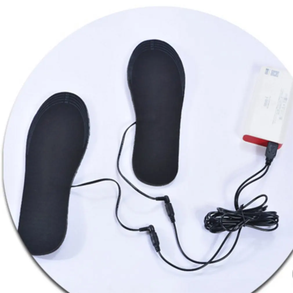 USB электрическая нагревательная стелька, Зимняя Теплая обувь, стелька с электрическим подогревом, Прямая поставка