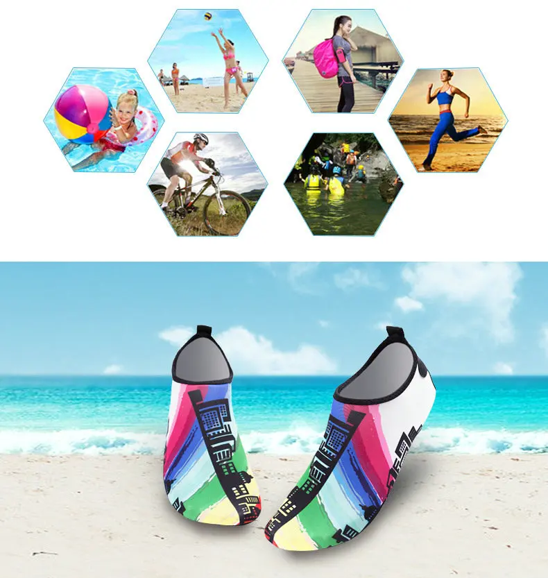 OLOEY Summer Outdoor Swimming Water Shoes Men And Women Beach Shoes