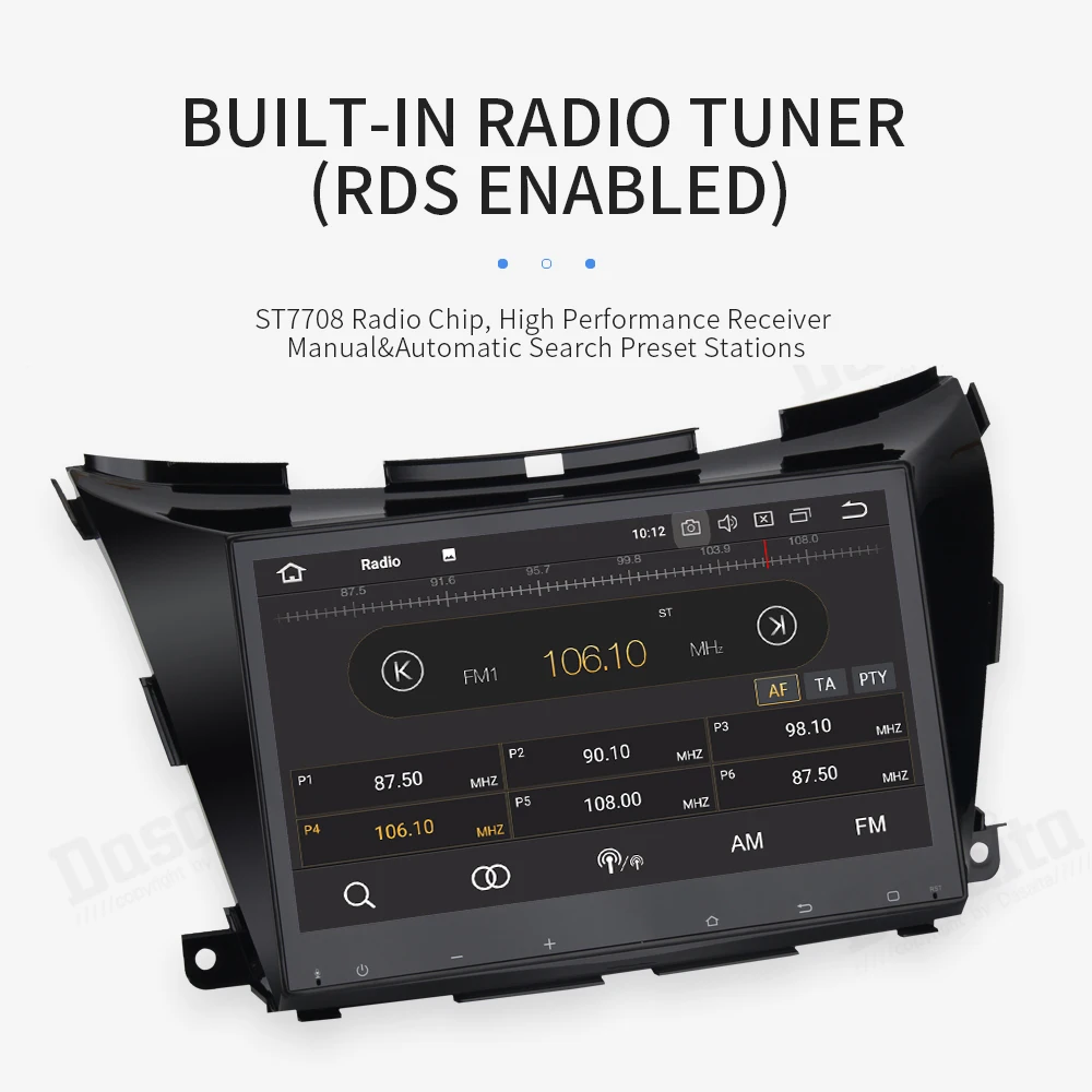 Dasaita 10," ips экран Android 9,0 Автомобильный мультимедийный для Nissan Murano Z52 Радио Bluetooth gps навигация 4G ram